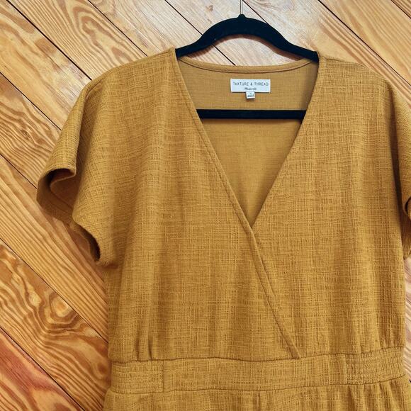 Madewell Texture & Thread Wide-Leg Wrap Jumpsuit - Picture 4 of 8